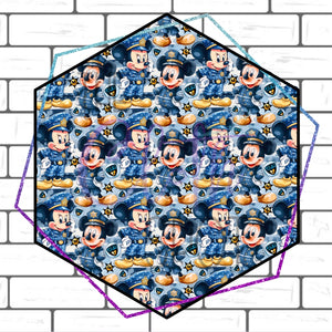 Police Mouse Stacked Main Fabric