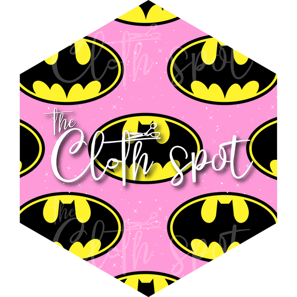Batman Pink Main Fabric