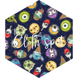 Navy Creature Sweets Main Fabric