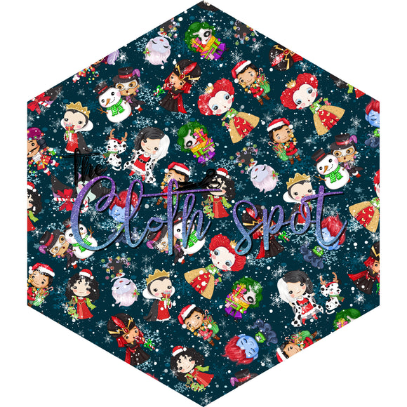 Mistresses and Villians Christmas Main Fabric