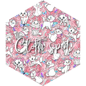 Lady Cat Rose Main Fabric