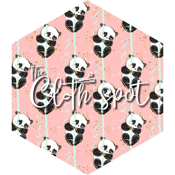 Pink Panda Main Fabric