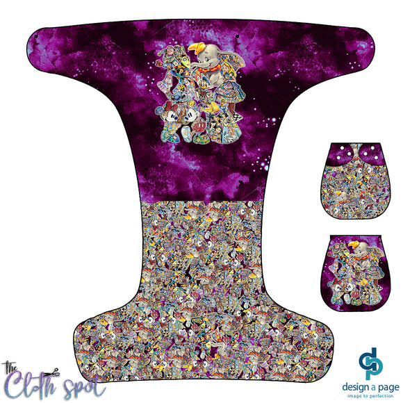 Galaxy Disney Graffiti Nappy Panel