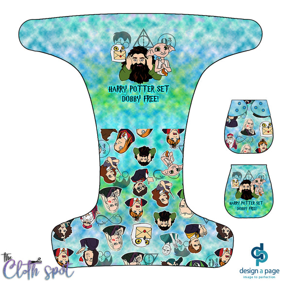 Harry Potter Blue Nappy Panel