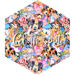 Say Cheese Mickey and Friends Main Fabric