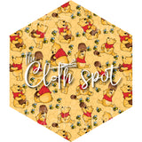 Pooh Gold Hexagon Main Fabric