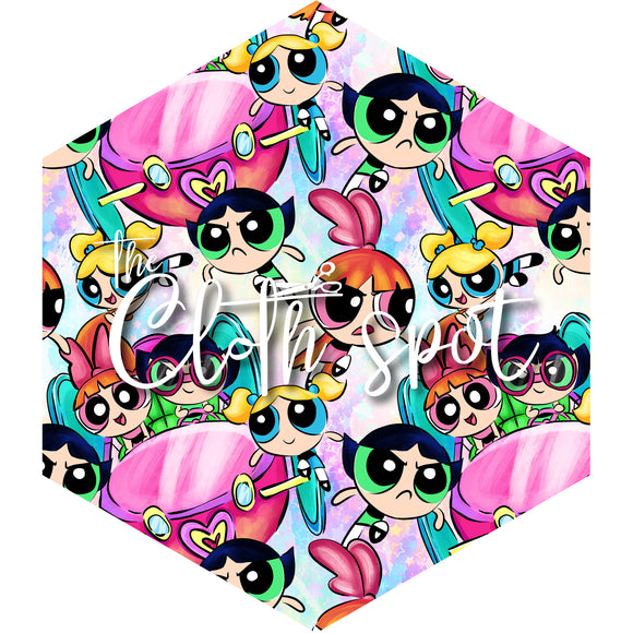 Powerpuff Girls Main Fabric