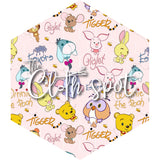 Pooh Bear Signature Pink Main Fabric