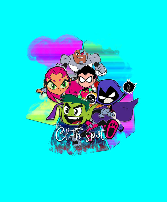 Teen Titans Go Blue Panel