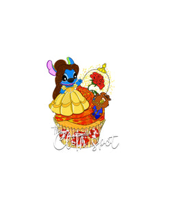 Stitch Cupcakes Belle Panel