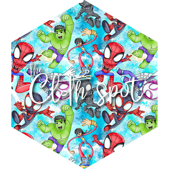 Spiderman & Friends Main Fabric