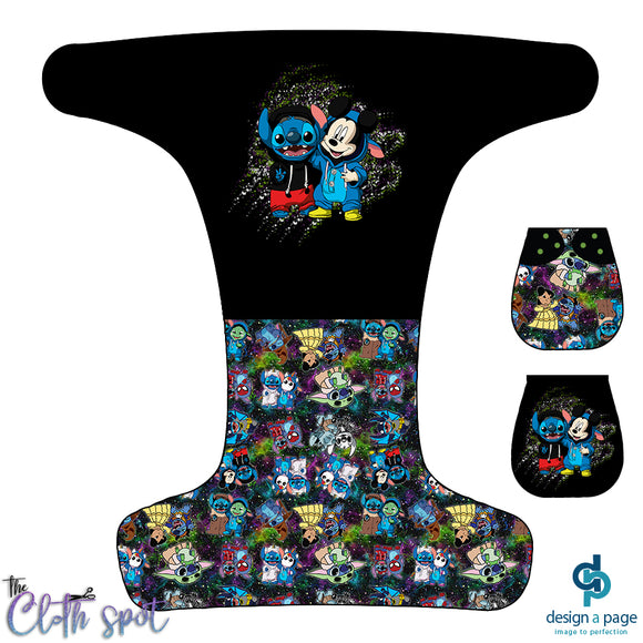 Mickey Stitch Nappy Panel